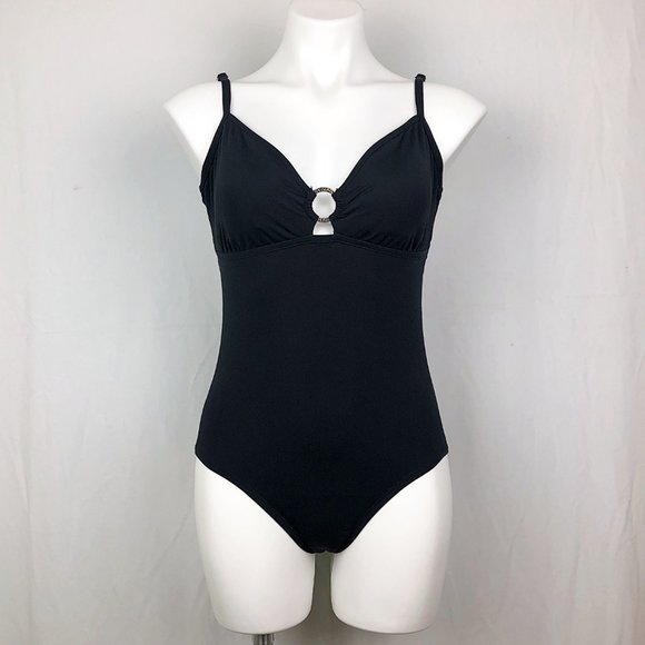 $5 CLEARANCE! Merona Keyhole Ring Sweetheart One-Piece Swimsuit - Picture 3 of 6